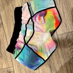 Lululemon Sky Seawheeze Sz 12 trackers shorts